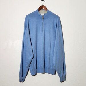 Peter Millar Men's 1/4 Zip Pullover Sweater in Size XLT